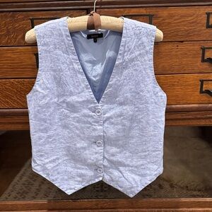 Quince Light Blue Vest